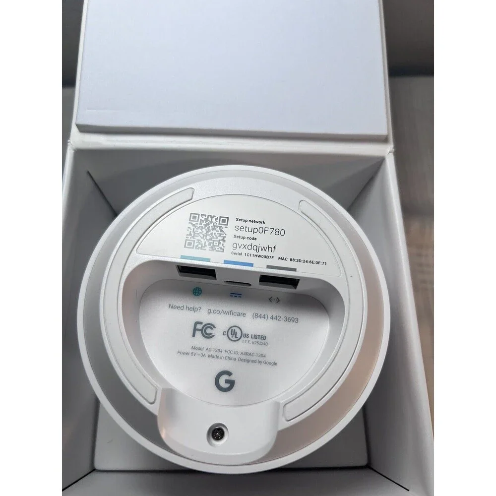 Google Wifi Whole Home Wi-Fi System - White (GA02430-US)